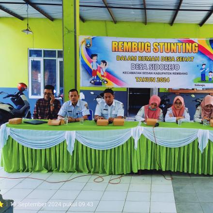 REMBUG STUNTING DESA SIDOREJO TAHUN 2024